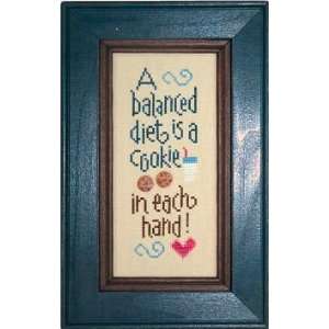  Balanced Diet Boxer   Cross Stitch Kit Arts, Crafts 