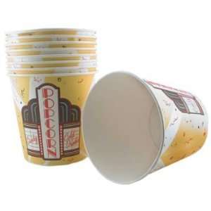 Popcorn Butter Tubs (128 oz)   5 Count  Grocery & Gourmet 