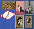 Selection of Wire Haired Fox Terrier Dog Playing Swap Cards Singles