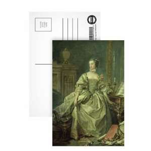 com Madame de Pompadour (1721 64) (oil on canvas) by Francois Boucher 