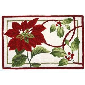   Christmas Holiday Trim As Pictured Novelty Rug   PYL PG00422 x 34