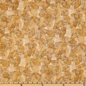  Timeless Treasures Leaves Of Grass Tonal Tan Fabric By The 