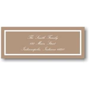  Boatman Geller Personalized Address Labels   Classic Mocha 