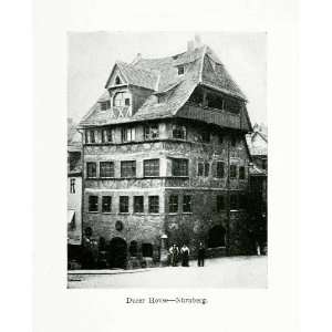  1924 Print Nurnberg Germany Bavaria Albrecht Durer House 
