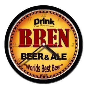  BREN beer and ale cerveza wall clock 