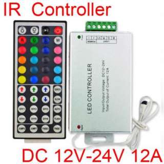 12V   24V DC 12A 44Key IR Remote Controller For RGB SMD 5050  