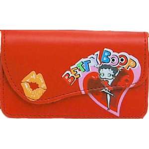  Betty Boop Licensed Horizontal Cellphone Pouch   Red Cell 
