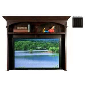   58 in. Entertainment Hutch with 52 in. Opening   Black
