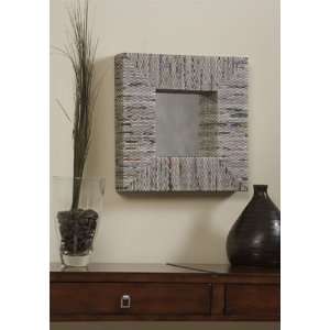  Recycled Newspaper Square Mirror