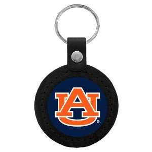    Auburn Tigers NCAA Classic Logo Leather Key Tag