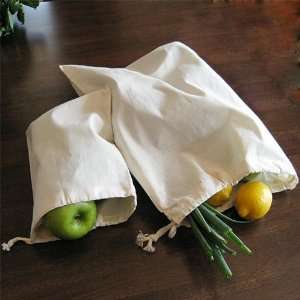    reuseit Produce & Snack Bag, Organic Cotton Muslin