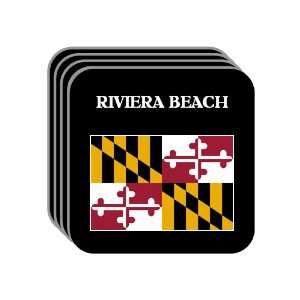  US State Flag   RIVIERA BEACH, Maryland (MD) Set of 4 Mini 