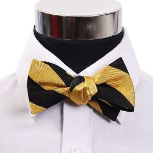  Gold & Black Bow Tie (Bowtie) 