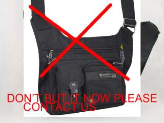 Dakar Mens fashion high quality nylon shoulder bag black Messenger 