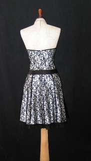 NWT Jessica McClintock Lace Corset Short Dress Gown Size 7  