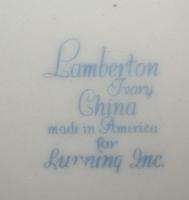 Lamberton Ivory China Field Lilly Luncheon Plate USA  