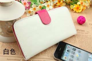New 10 color extra thin lady gril bifold multifunction wallet purse 