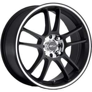 MSR 43 16x7 Black Wheel / Rim 5x110 & 5x115 with a 35mm Offset and a 