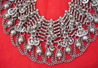BELLY DANCE ETHNIC TRIBAL SILVER ANKLET ANKLE CHAIN OLD  