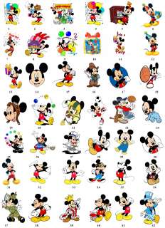 Mickey Mouse Minnie Birthday Address Labels Invitation  