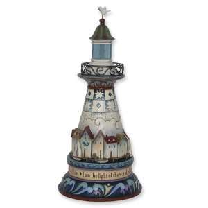  Jim Shore Heartwood Creek Lighthouse Figurine Jewelry