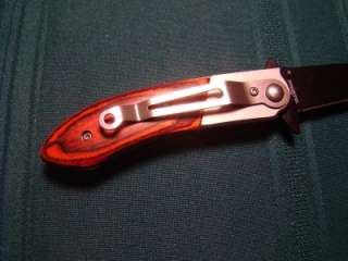   Knife Assist Open Laminated Wood Hdl Pocket Knife NB YC 470 MJB  
