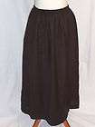 Collectable ISSEY MIYAKE PLANTATION brown fine wool skirt   size M 