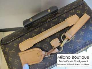 Authentic Louis Vuitton Monogram Pegase 70 Travel Rolling Suit Case 