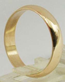Wedding 14 k gold mans ring 5mm, 5.9 gram  