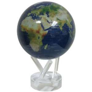  4.5 Satellite View MOVA Globe with Gold Lettering