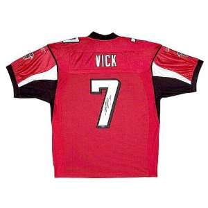  Michael Vick Autographed Atlanta Falcons Home (Red) Jersey 