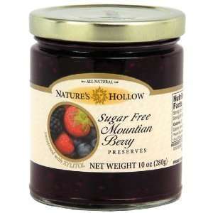 Natures Hollow Mountain Berry Jam 10 Ounces  Grocery 