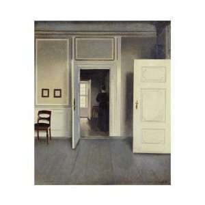  Vilhelm Hammershoi   A Woman In An Interior Giclee