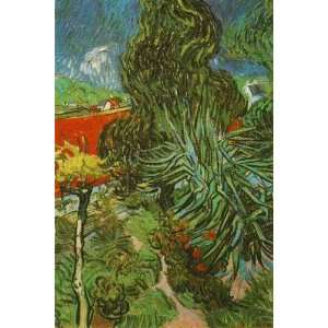   Vincent Van Gogh   24 x 36 inches   Doctor Gachets Garden in Auvers