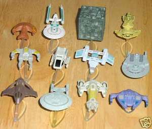 STAR TREK LOT OF 11 MICRO MACHINES   SOME FROM COLLECTOR SET III 3 