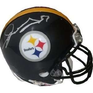 Merrill Hoge Autographed/Hand Signed Pittsburgh Steelers Replica Mini 