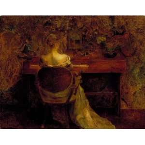  FRAMED oil paintings   Thomas Wilmer Dewing   24 x 18 