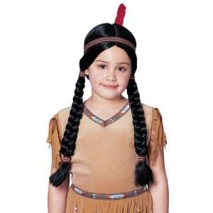  Girls Little Pow Wow Indian Wig Toys & Games