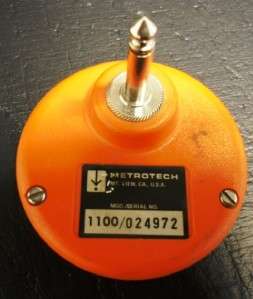 Metrotech Model 810 Cable Receiver Fault Pipe Locator Used Condition 
