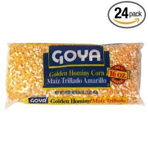 Goya Gold Hominy, 1 pounds (Pack of24)  Grocery & Gourmet 
