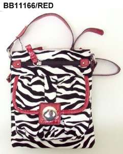 New Designer Inspired Zebra Messenger Bag Purse handbag  