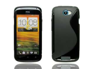 HTC One S TPU S Line Wave Case   Black  