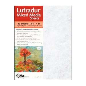  Lutradur Mixed Media Sheet 10 Pack Arts, Crafts & Sewing