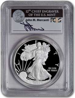   American Silver Eagle Proof   PCGS PR70 DCAM   First Strike   Mercanti