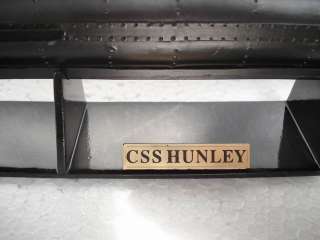 CSS H L Hunley 24 Submarine model ship Civil War  