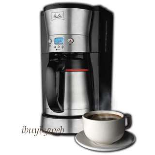   10 Cup Stainless Steel Thermal Carafe Programmable Coffee Maker  