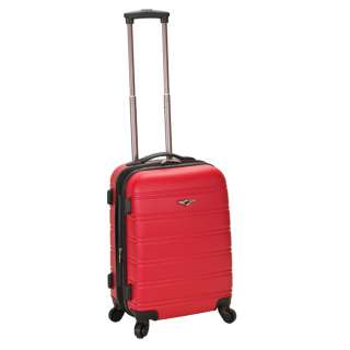 Rockland Luggage Melbourne Series Carry On Upright   Red 675478145036 