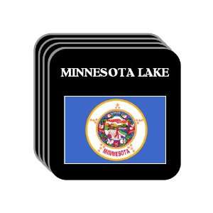 US State Flag   MINNESOTA LAKE, Minnesota (MN) Set of 4 Mini Mousepad 