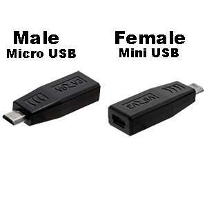  Mini USB to Micro USB Converter Plug Electronics