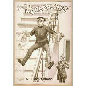 Poster Hoyts A bunch of keys polished up to date. 1899 